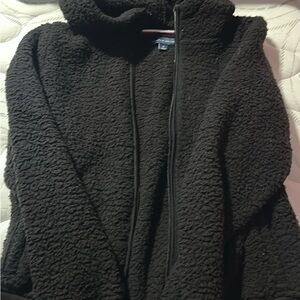 Tommy Hilfiger Black Teddy Jacket